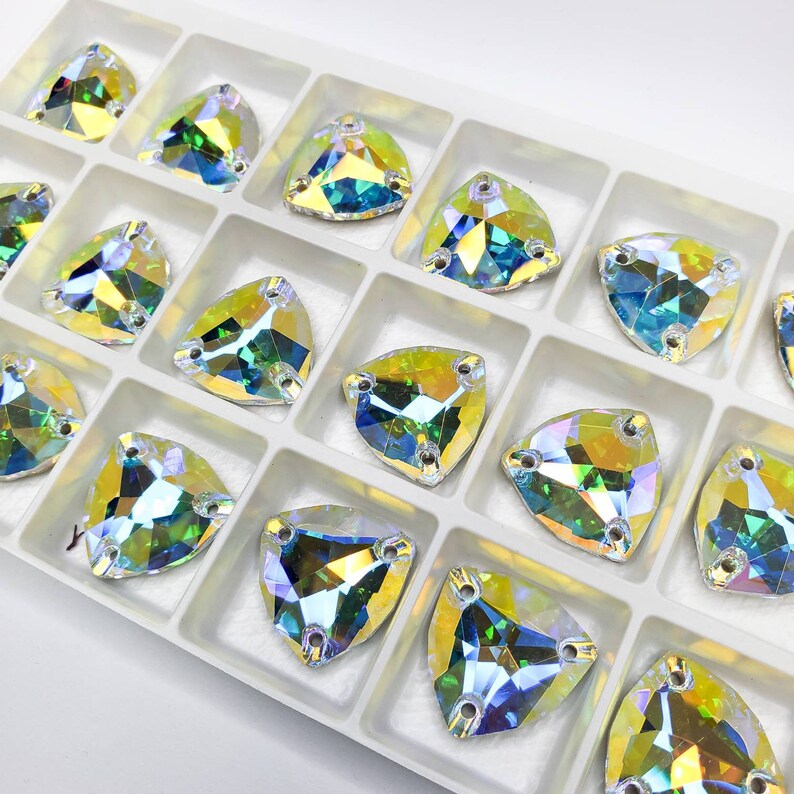 TRILLIANT Sew On Glass Rhinestone AB